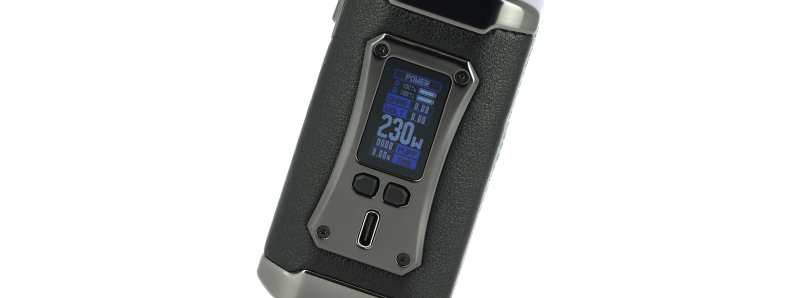 The screen of the Morph 2 230W mod by Smok