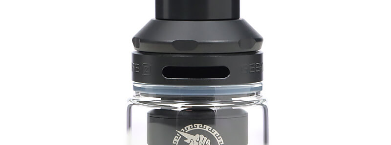 The top airflow of the Geek Vape's Z Sub Ohm clearomizer