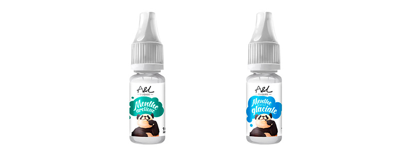 The two 10ml e-liquids of A&L Menthol Pack