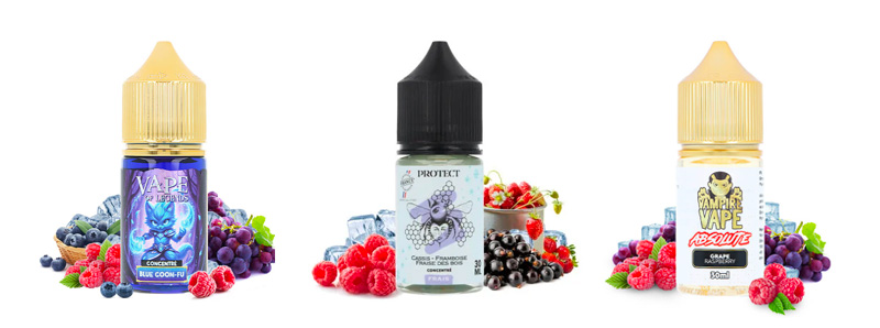 The three concentrates of DIY concentrates pack of August 2026
