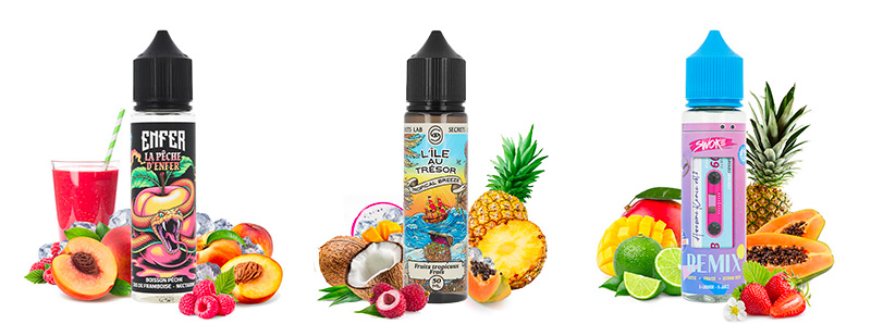 Les 3 e-liquides du pack du mois d'avril 2026 par A&L