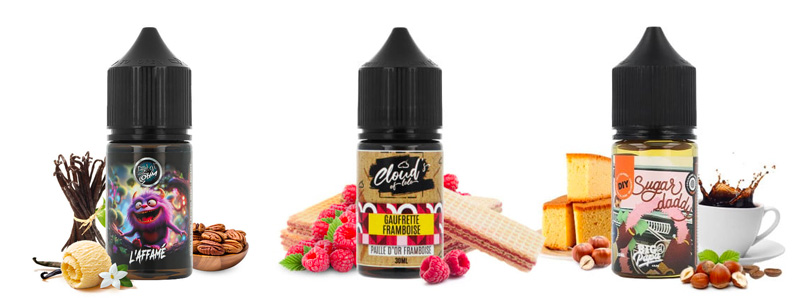 The three concentrates of DIY concentrates pack of November 2025