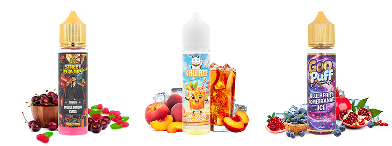 The 3 e-liquids of the A&L's July 2026 Pack