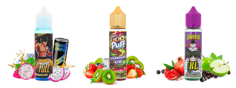 Les 3 e-liquides du pack du mois de juin 2026 par A&L