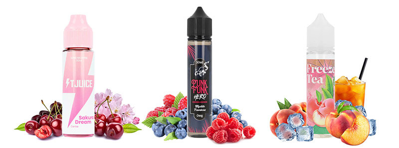Les 3 e-liquides du pack du mois de février 2025 par A&L