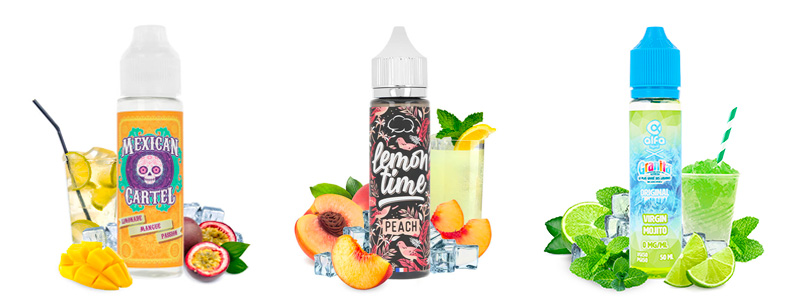 Les 3 e-liquides du pack du mois de Juin 2025 par A&L