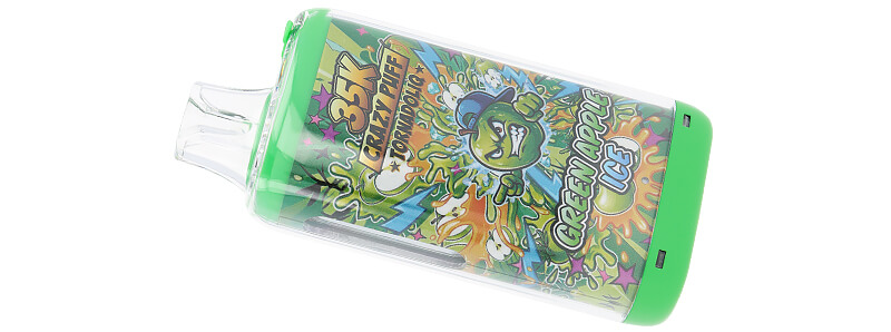 Tornadoliq's Crazy Puff Green Apple Ice puff