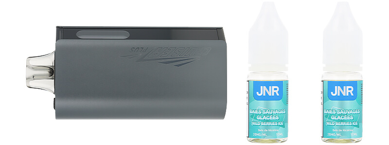 Le contenu de la boîte de la puff Wild Berries Ice 37K Cruiser Plus par JNR