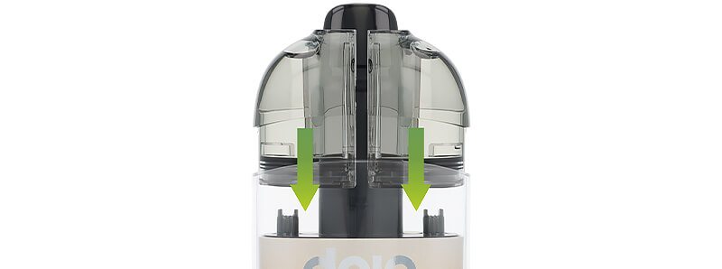 Le système des cartouches de la puff Dojo Blast 40K Cola Glacé par Vaporesso