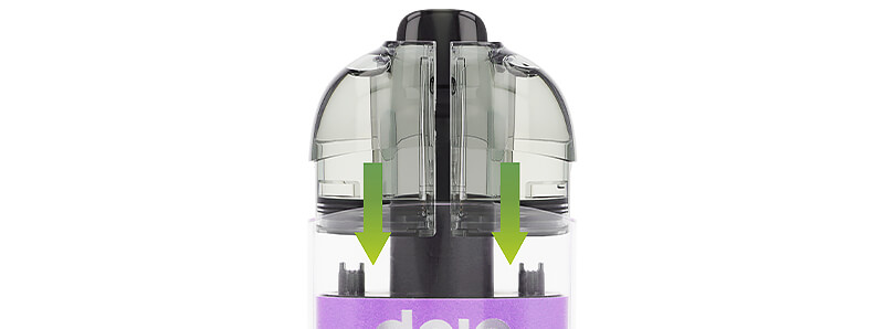 Le système des cartouches de la puff Dojo Blast 40K Fruit du Dragon par Vaporesso