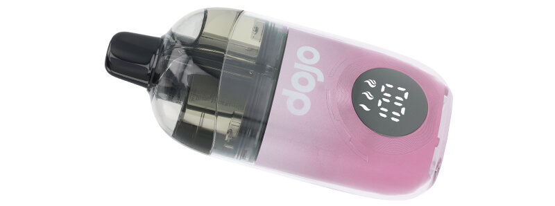 Zoom sur la puff Dojo Blast 40K Pêche Glacée de Vaporesso