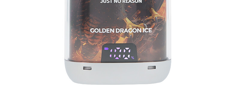 L'écran de la puff Falcon-X Plus Golden Dragon Ice par JNR