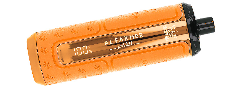 L'écran de la puff Hyper Max Prime Cool Mango 50K Crown Bar par Al Fakher