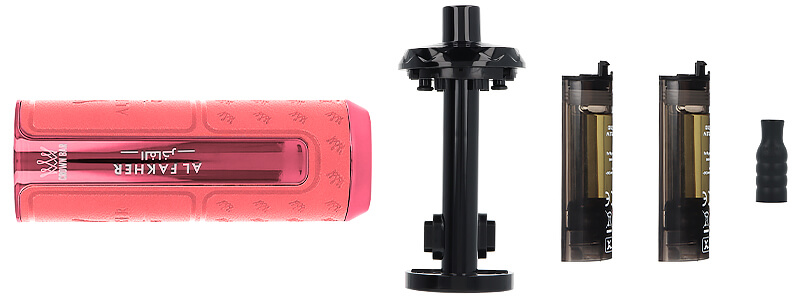 Le contenu de la boîte de la puff Hyper Max Prime Strawberry Punch 50K Crown Bar Al Fakher