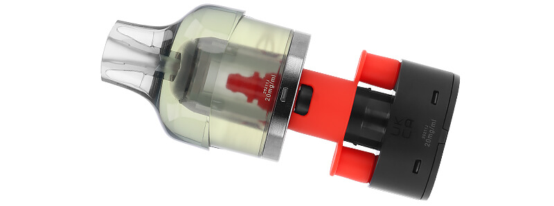 The spare cartridge of Vaporesso's Myrtille Framboise Dojo Blast rechargeable puff