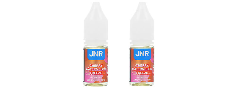 The two Cherry Watermelon Freeze e-liquids by JNR