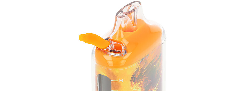 The filling hole of JNR's Falcon-X Plus Fizzy Cherry Cola refillable puff