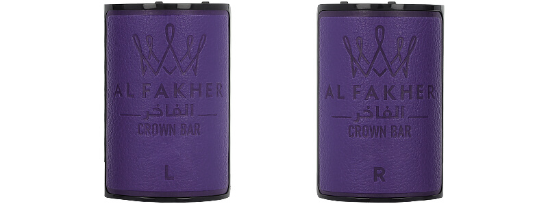 The pods of Al Fakher's Crown Bar Hyper Max Lush Ice 30K rechargeable puff