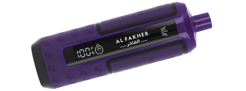 The screen of Al Fakher's Crown Bar Hyper Max Lush Ice 30K rechargeable puff