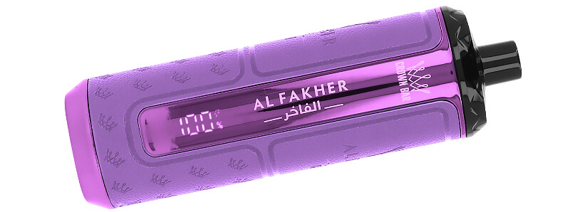 L'écran de la puff Hyper Max Prime Magic Love 50K Crown Bar de Al Fakher