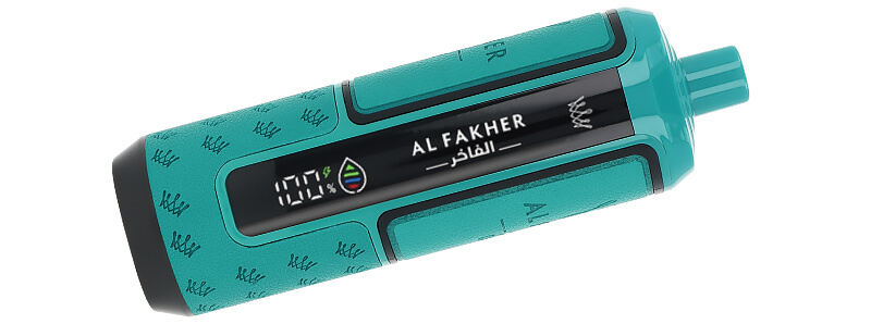 The screen of Al Fakher's Crown Bar Hyper Max Mint 30K rechargeable puff