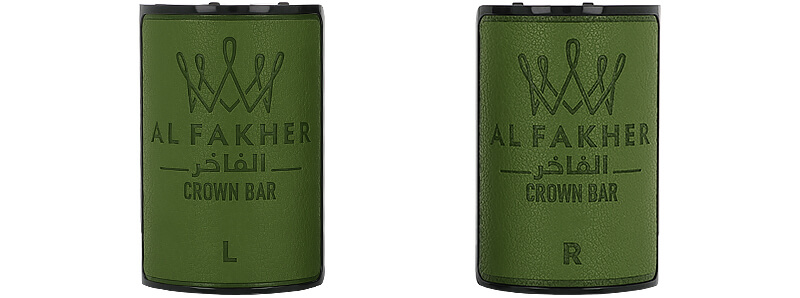 The pods of Al Fakher's Crown Bar Hyper Max Space Dream 30K rechargeable puff