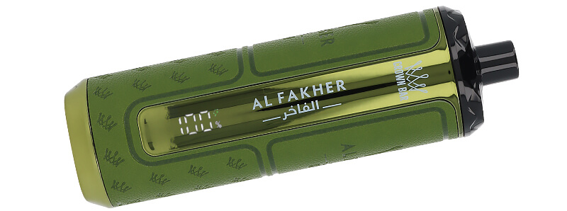 L'écran de la puff Hyper Max Prime Watermelon Kiwi 50K Crown Bar de Al Fakher