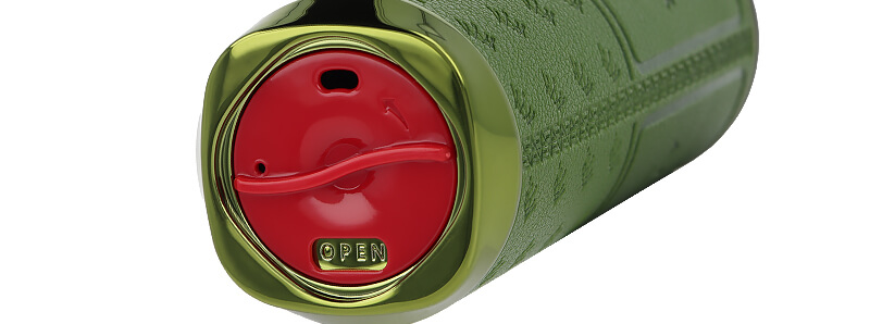 L'airflow de la puff Hyper Max Prime Watermelon Kiwi 50K Crown Bar par Al Fakher