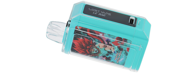 La puff rechargeable Le Bar 45K Pomme Pêche Poire de Lost Vape