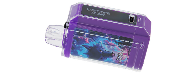La puff rechargeable Le Bar 45K Raisin Cassis Glacé de Lost Vape