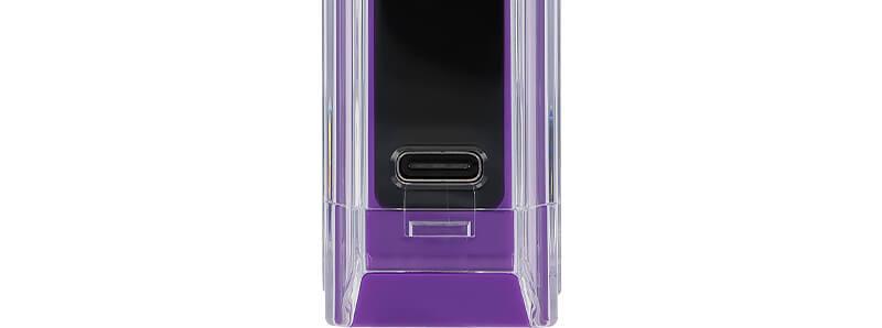 Le port USB-C de la puff rechargeable Le Bar 45K Raisin Cassis Glacé de Lost Vape