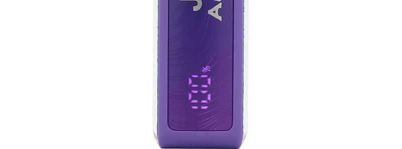 The screen of JNR's AeroX Mixed Berries puff