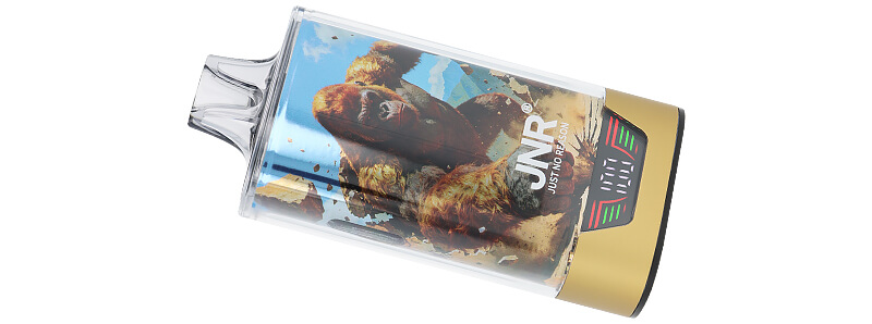 La puff rechargeable Summer Peach Ice 43K Gorilla X par JNR