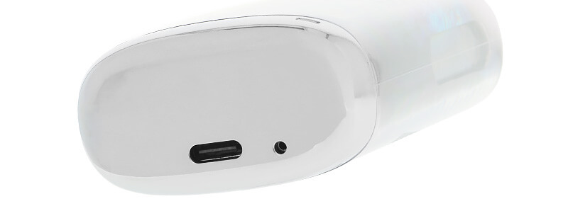 Le port USB-C de la puff rechargeable Torna Max Icy Blueby de chez Torna-Bar