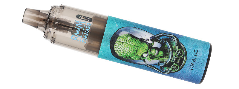 La puff rechargeable Tornado RandM Dr Blue de chez Fumot 