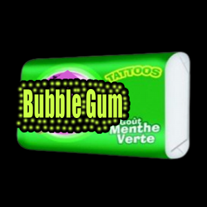 Bubble-gum Menthe verte