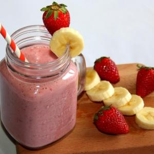 smoothie fraise banane