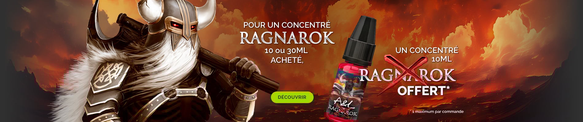 1 ragnarok acheté = 1 ragnarok x offert