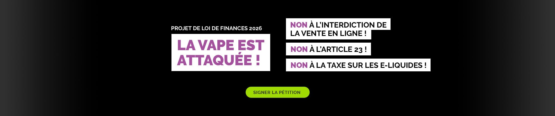 La vape est attaquée