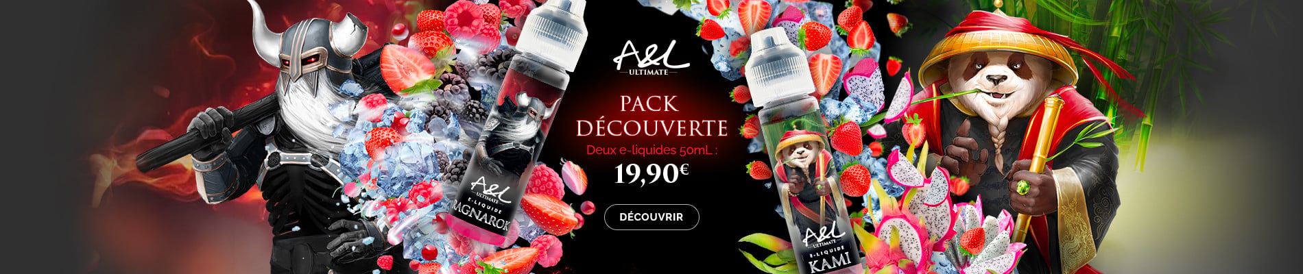 Pack e-liquides A&L Ultimate Ragnarok Kami