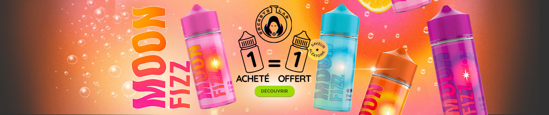 1 moon fizz acheté = 1 offert