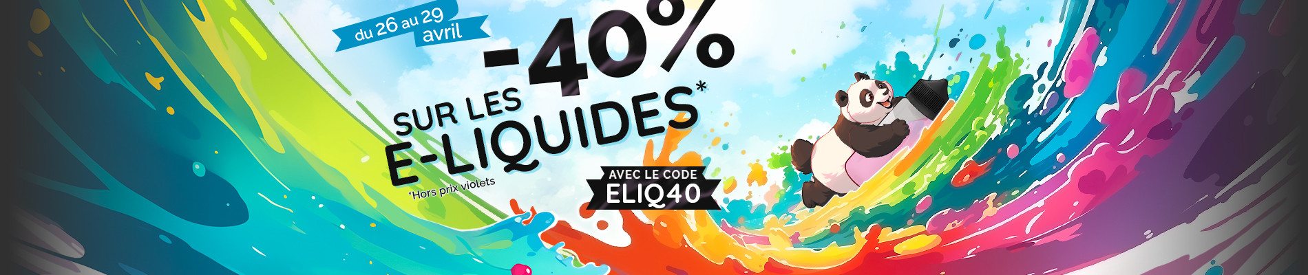 -40% sur les e-liquides