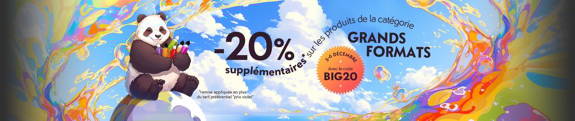 -20% Grands formats