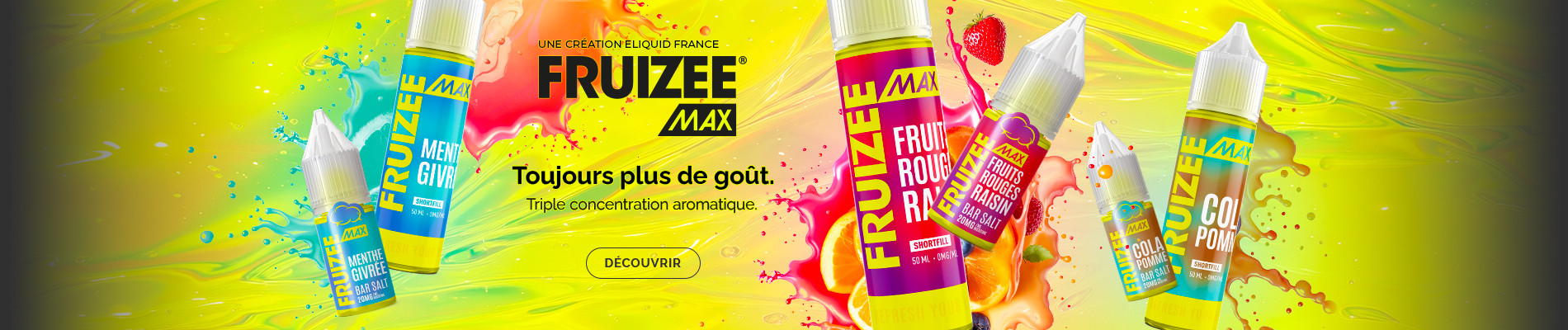 E-liquides Fruizee max